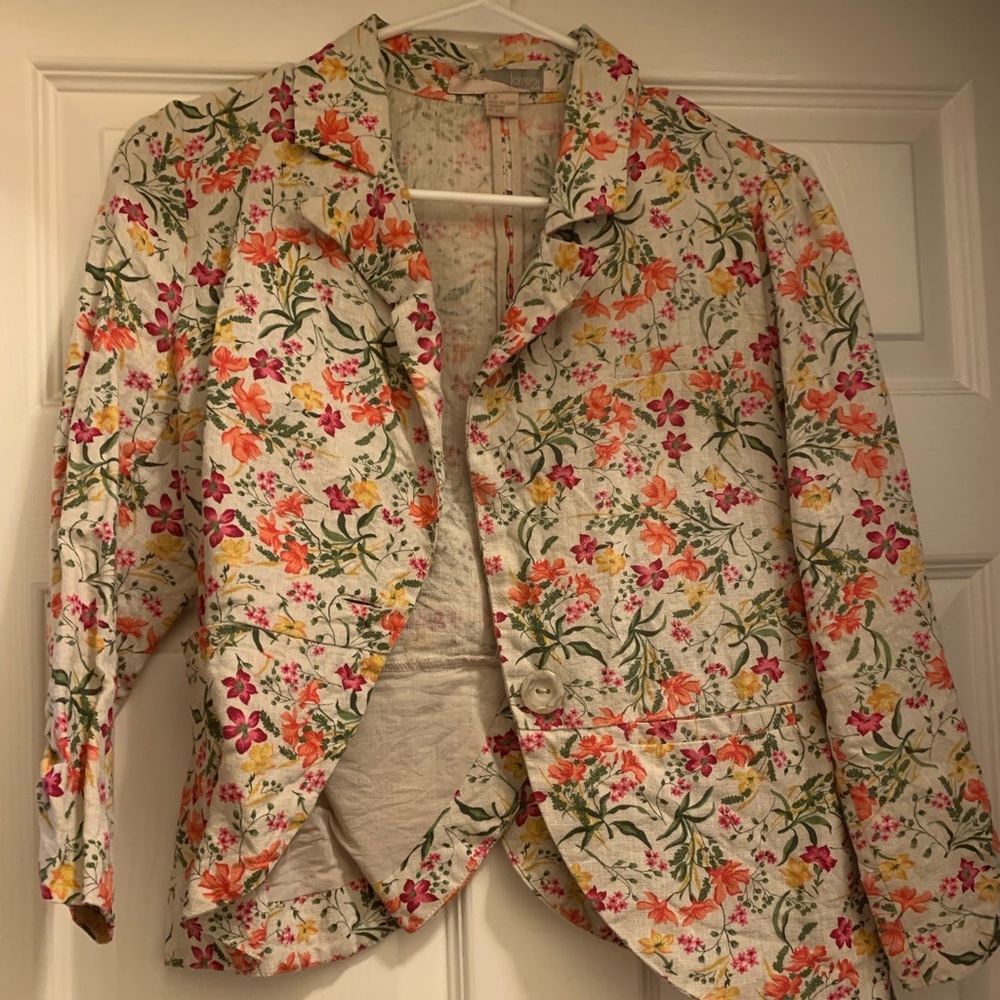 Floral blazer
